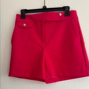 Rachel Zoe Pink High Waist Shorts with Tailored Fit